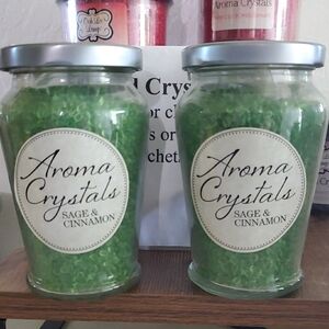 2 Sage & Cinnamon Aroma Crystals Home Interiors will not melt or change color